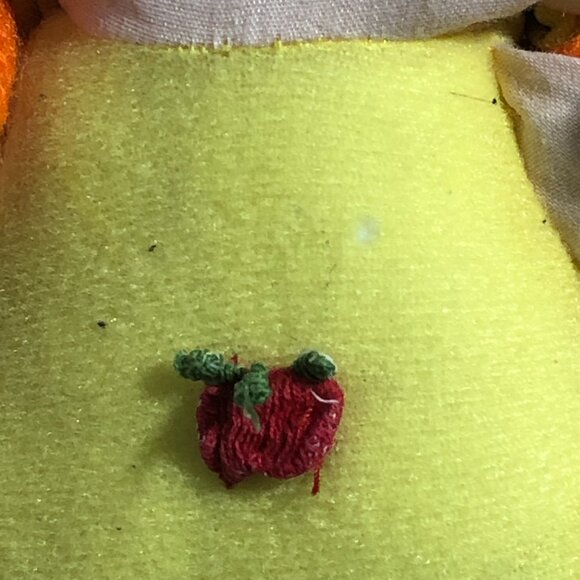 Apple Dumpling Rag Doll Strawberry Shortcake Vintage Retro 80s - Picture 12 of 13